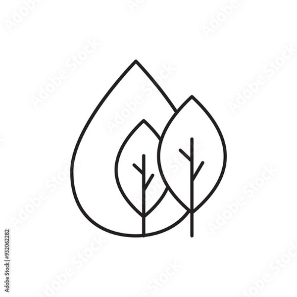 Fototapeta retinol icon design, isolated on white background, vector illustration