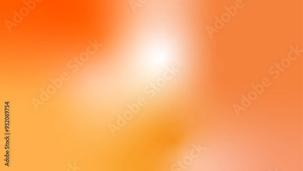 Obraz Orange gradient aura light background