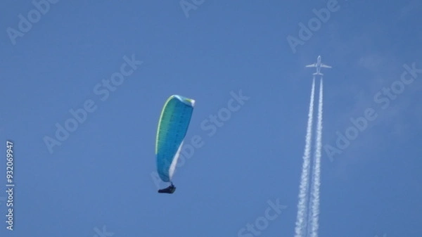 Obraz Paragleiter vs Flieger