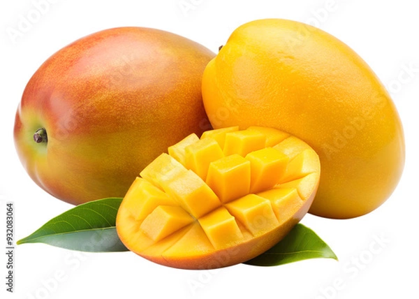 Fototapeta mango isolated on transparent background png