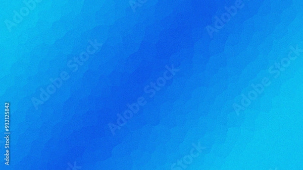 Fototapeta  blue gradient background with abstract geometric shapes and grainy texture ,backdrop