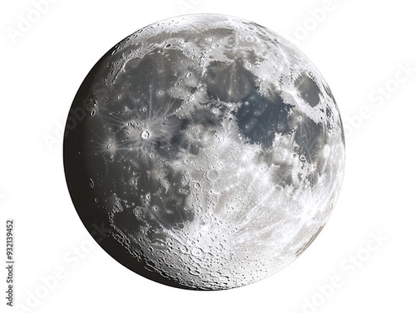 Fototapeta a close up of the moon