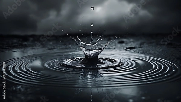 Obraz water drop splash