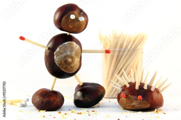 Obraz Kastanienfiguren