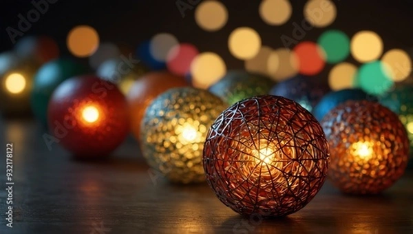 Obraz christmas tree decorations