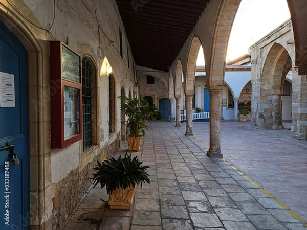 Obraz town, cyprus, larnaca