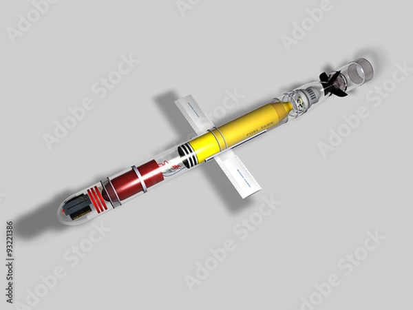 Fototapeta Missile Cruise Tomahawk trasparente