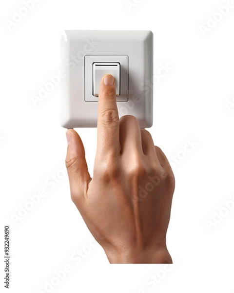 Obraz hand and switch