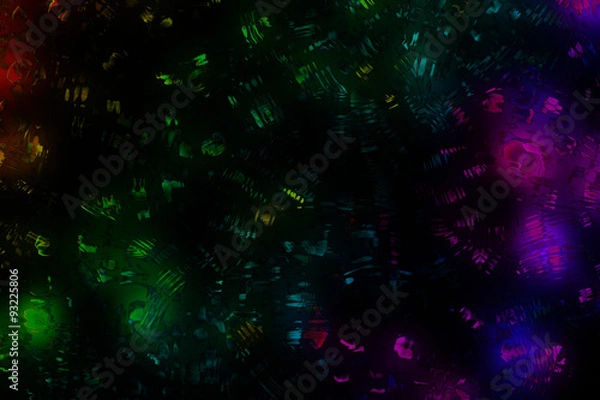 Fototapeta Colorful Background With Neon Lights Effect