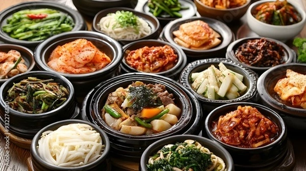 Obraz Assorted Namul Korean Food
