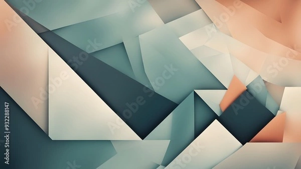 Obraz abstract background with triangles