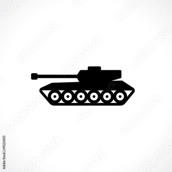 Fototapeta tank icon