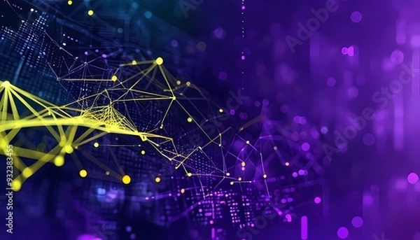 Obraz abstract background with stars