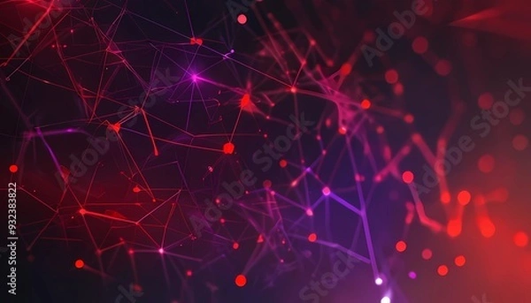 Obraz red and yellow background