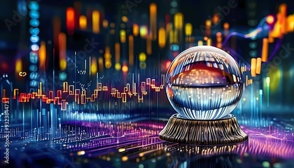 Obraz binary code on screen