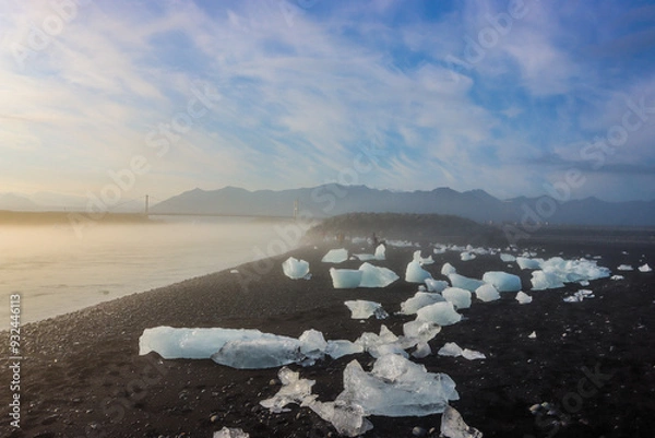 Fototapeta Diamond Beach in Iceland 