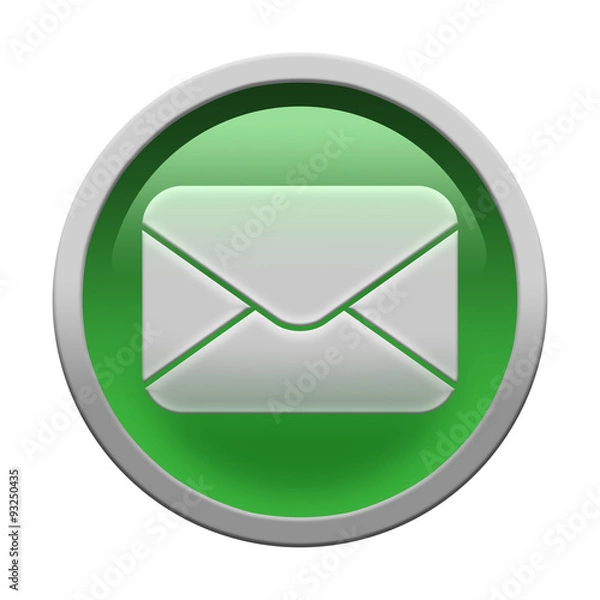Obraz Mail envelope icon button