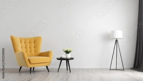 Fototapeta modern living room furniture