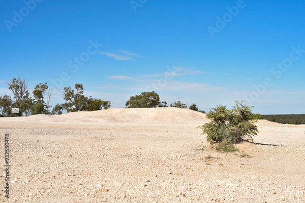 Fototapeta Opal fields at Lightning Ridge