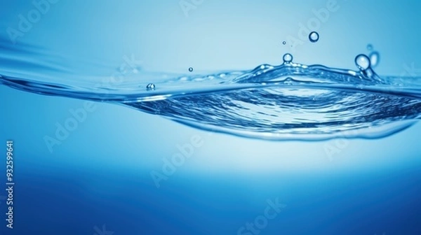 Obraz Water ripples and drops