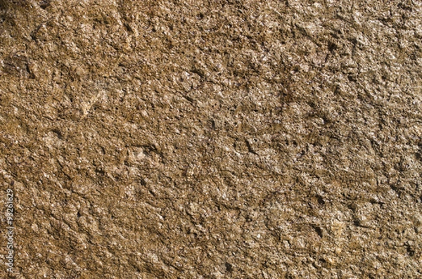 Fototapeta Lacquered brown stone closeup