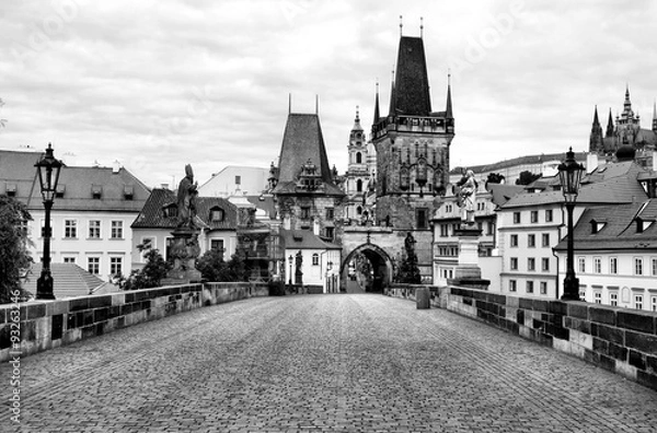 Obraz Historic Charles Bridge in Prague, Czech Republic