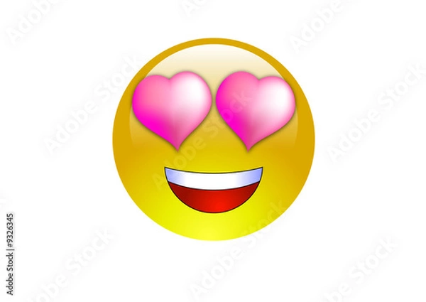 Obraz Aqua Emoticons - Love