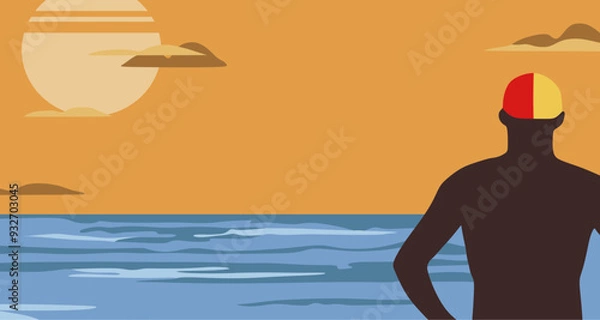 Fototapeta cool simple abstract vector background