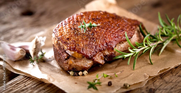 Fototapeta Filet piersi z kaczki