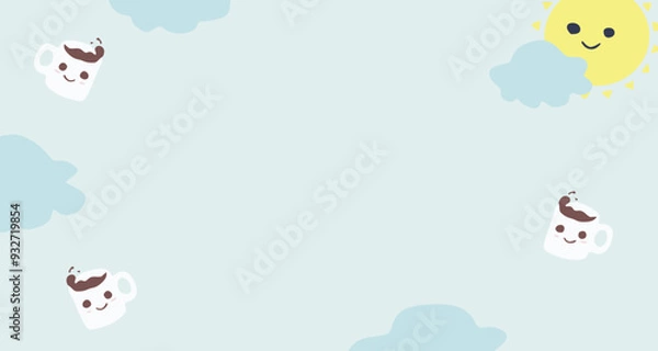 Fototapeta cool simple abstract vector background
