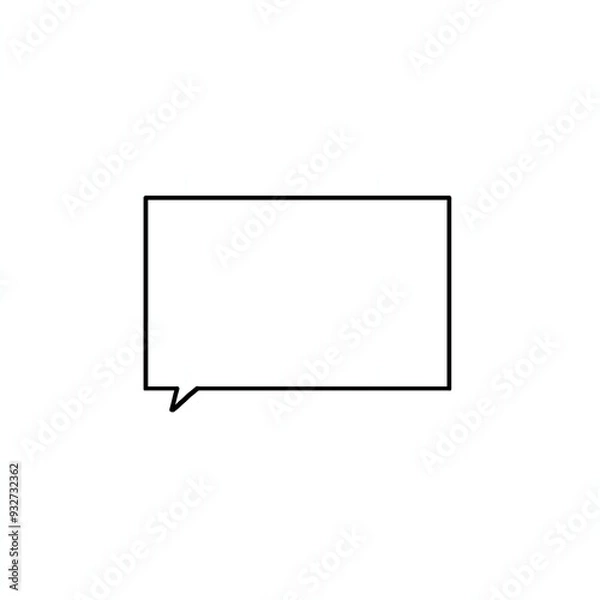 Fototapeta ふきだし