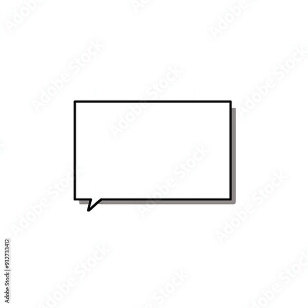 Fototapeta ふきだし