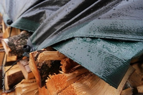 Obraz plandeka w krople I