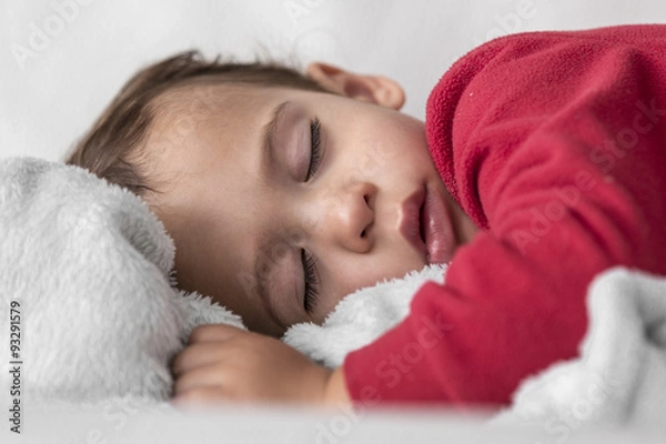 Obraz Little boy taking a nap 2