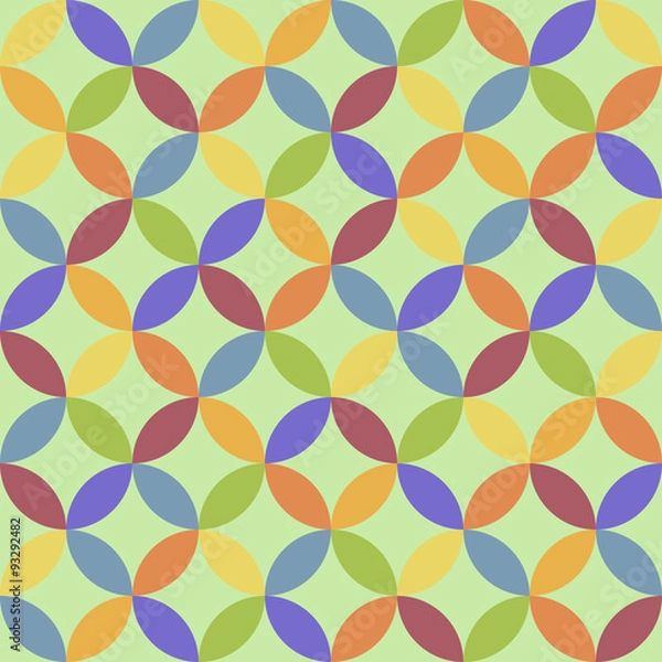 Fototapeta Vector seamless background. Modern stylish texture. Repeating ge