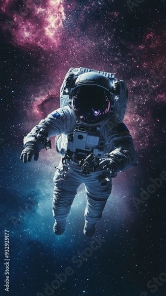 Fototapeta Astronaut Floating in Space.