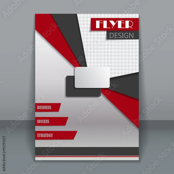 Obraz Vector flyer template for design 