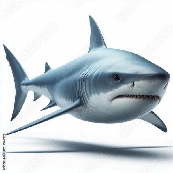Fototapeta shark isolated