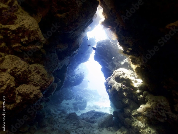 Fototapeta underwater cave