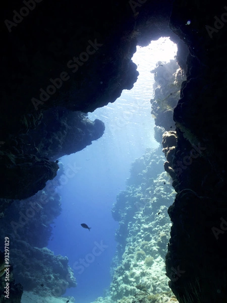 Fototapeta underwater cave