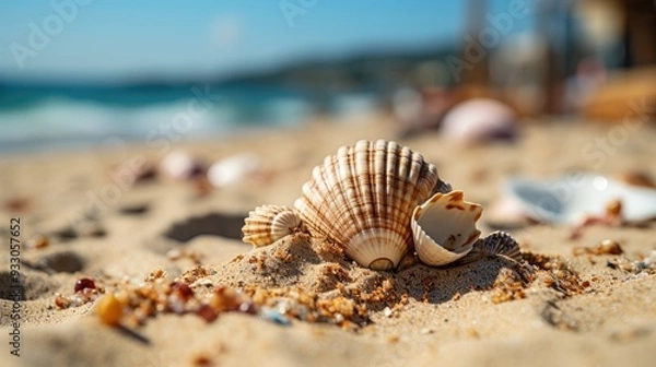 Obraz shell on the beach
