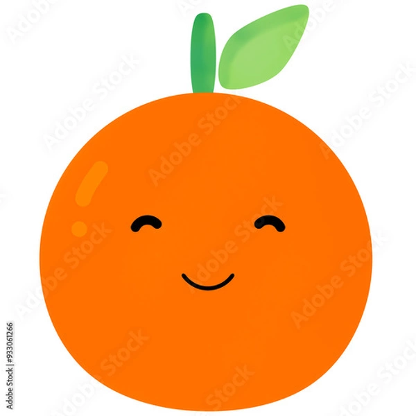 Obraz funny orange fruit