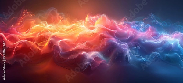 Fototapeta Abstract background with rainbow gradient