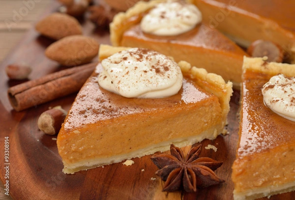 Fototapeta Pumpkin pie