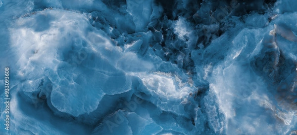 Obraz blue marble texture with high resolution