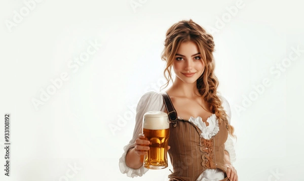 Obraz Octoberfest waitress