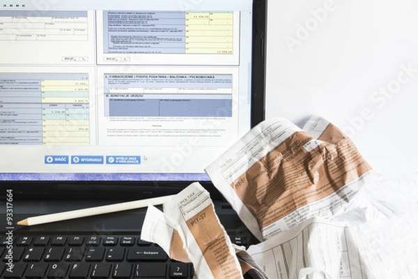 Obraz E-podatki, podatki