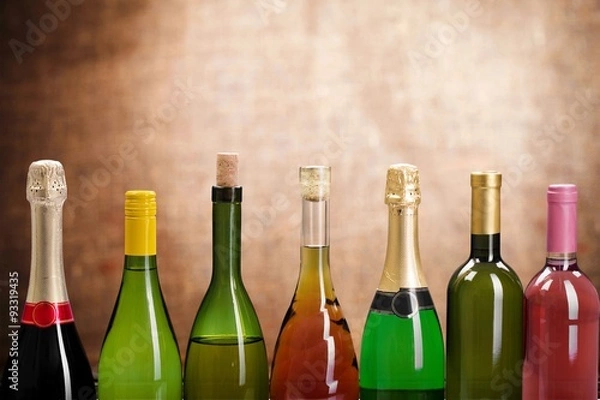 Obraz Alcohol Bottles.