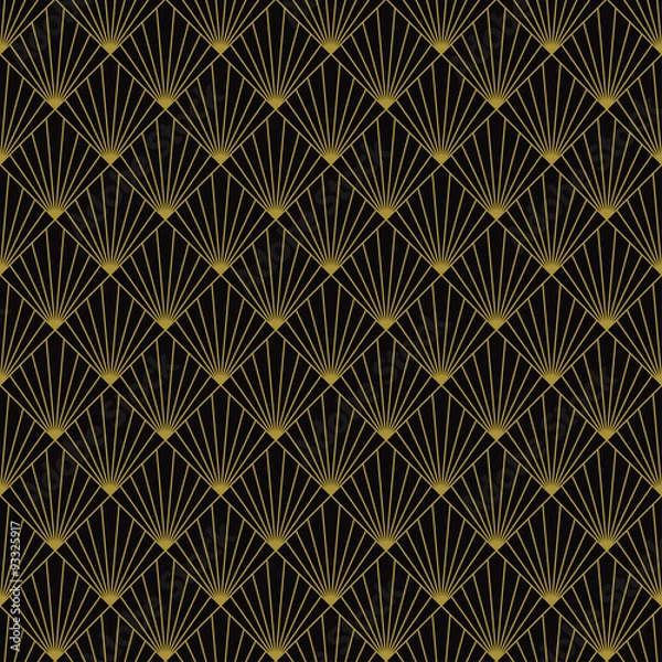 Obraz art deco sun rays