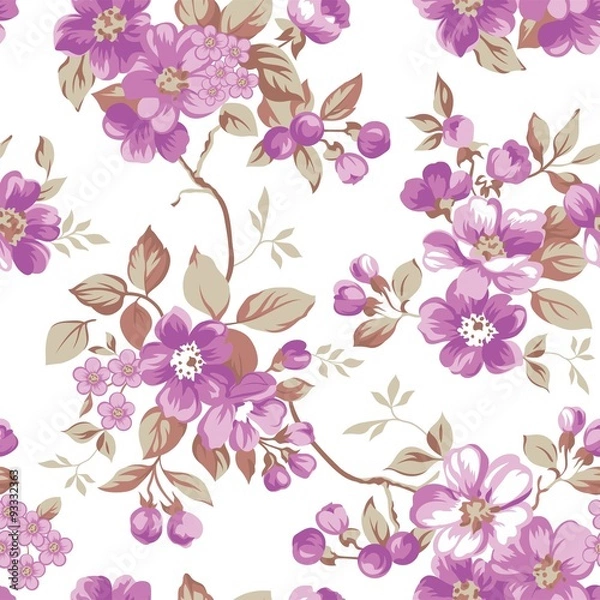 Obraz Clair Floral Seamless Pattern